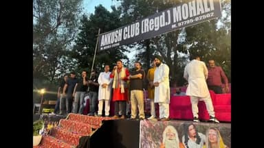 ਐਸਏਐਸ ਨਗਰ ਮੁਹਾਲੀ: ਅੰਕੁਸ਼ ਕਲੱਬ ਦੱਸਹਿਰਾ ਕਮੇਟੀ ਫੇਸ 1 ਚ ਰਾਵਣ ਨੁੰ ਅਗ ਲਾਣ ਤੇ ਮੁਖ ਮਹਿਮਾਨ ਵਜੋਂ ਸ਼੍ਰੀ ਗਣੇਸ਼ ਮਹਾਉਤਸਵ ਚੇਅਰਮੈਨ ਰੋਮੇਸ਼ ਦੱਤ ਪੁੱਜੇ ਟੀਮ ਨਾਲ