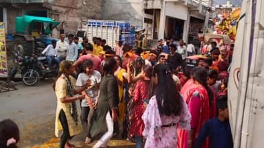 भूपालसागर: भूपालसागर में प्रतिमा विसर्जन के साथ ही गरबा महोत्सव सम्पन्न