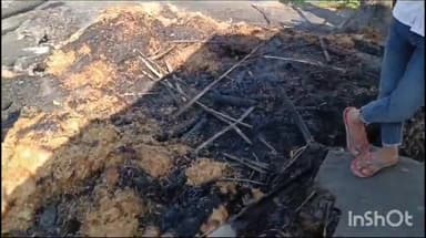 अररिया: रामपुर मोहनपुर गांव में शॉर्ट सर्किट से आग लगने के कारण तीन घर जलकर राख