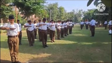 अजमेर: शास्त्री नगर में पद संचलन का किया गया आयोजन, शहर के विभिन्न हिस्सों से निकाला गया पद संचलन