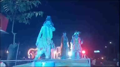 पवई: हर्षोल्लास के साथ पवई में मनाया गया विजयादशमी का त्योहार, प्रतिमाओं का किया गया विसर्जन