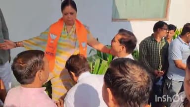 धौलपुर: राज निवास पैलेस में 4 महीने बाद वसुंधरा ने की भाजपा कार्यकर्ताओं से वन टू वन मुलाकात