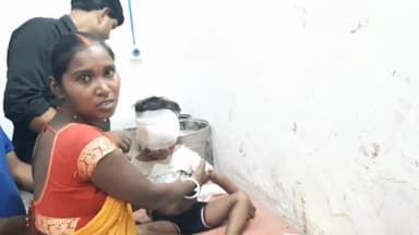 सासाराम: भदोखरा गांव में छत पर से गिरकर घायल हुई एक तीन वर्षीय लड़की।