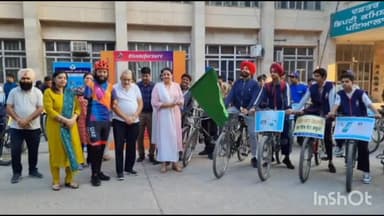 ਪਟਿਆਲਾ: ਸਵੀਪ ਨੇ ਕੱਢੀ ਵੋਟਰ ਜਾਗਰੂਕਤਾ ਸਾਈਕਲ ਰੈਲੀ
