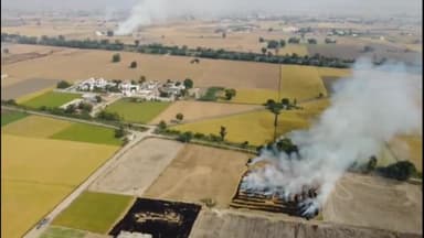 ਪਟਿਆਲਾ: ਜ਼ਿਲ੍ਹਾ ਪ੍ਰਸ਼ਾਸਨ ਵੱਲੋਂ ਹੁਣ ਪਰਾਲੀ ਸਾੜਨ ਵਾਲੇ ਕਿਸਾਨਾਂ ਦੇ ਉਪਰ ਰੱਖੀ ਜਾਵੇਗੀ ਡਰੋਨ ਰਾਹੀਂ ਰੱਖੀ ਜਾ ਰਹੀ ਹੈ ਨਜ਼ਰ