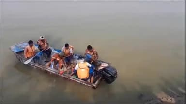 इकौना: 36 घंटे बाद भी सिसवारा घाट से गायब हुए वृद्ध का नहीं मिला सुराग