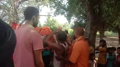 माता रानी की विदाई के दौरान #MahaNavratri2023