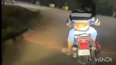 दुर्ग: सेंट्रल एवेन्यू में बाइक पर रोमांस करते कपल का वीडियो हुआ वायरल, परिजनों को बुलाकर दुर्ग पुलिस ने काटा ₹4 हजार का चालान