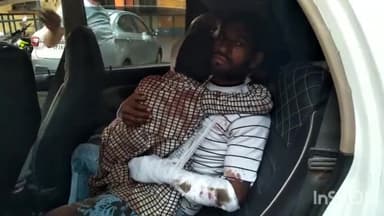 बुलंदशहर: चंदेरू फ्लाईओवर पर अनियंत्रित होकर डिवाइडर से जा टकराई बाइक, युवक और छोटी बच्ची गंभीर रुप से घायल