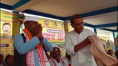 अररिया: पंच सरपंच संघ के द्वारा निकाली गई न्याय यात्रा का कारवां पहुंचा अररिया सुभाष स्टेडियम, सभा का हुआ आयोजन