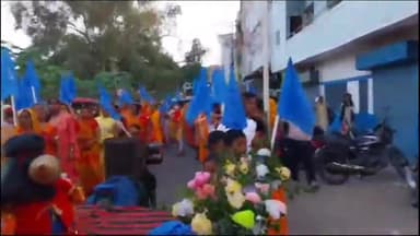 हज़ारीबाग: वाल्मीकि समाज हजारीबाग ने महर्षि वाल्मीकि जयंती पर हर्षोल्लास के साथ शहर में निकाली शोभा यात्रा