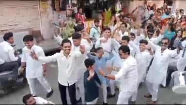 झालरापाटन: अजमीढ़ जयंती पर झालरापाटन में मेढ़ क्षत्रिय स्वर्णकार समाज ने निकाली शोभायात्रा