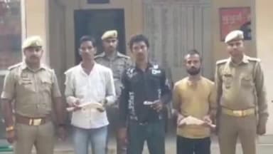 हमीरपुर: जरिया थाना पुलिस ने टाप टेन अभियुक्त सहित 3 लोगों को अवैध तमंचों के साथ किया गिरफ्तार