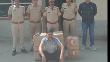 झालरापाटन: पुलिस एवं जिला स्पेशल टीम ने गिन्दौर से अवैध शराब बेचते 1 अभियुक्त को किया गिरफ्तार, ₹34,000 की शराब की बरामद