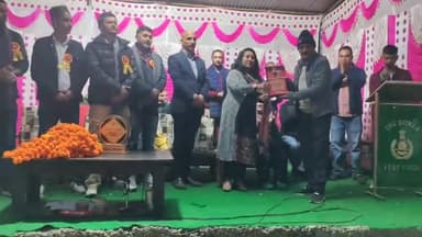 शिमला ग्रामीण: जिला परिषद जुग्गा संतोष शर्मा ने आईटीबीपी तारादेवी में विजेता खिलाड़ियों को बांटे पुरस्कार