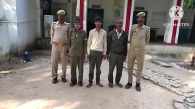 महरौनी: कोतवाली महरौनी कोतवाली पुलिस ने तीन अभियुक्तों को मारपीट व गाली-गलौज को लेकर शांतिभंग की धारा में किया गिरफ्तार