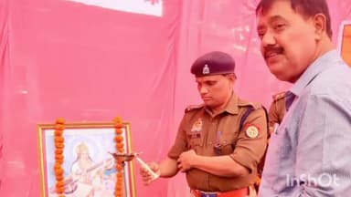 गोंडा: ASP ने यातायात बूथ गुरु नानक चौक पर दीप किया प्रज्वलित, छात्राओं ने फीता काटकर सड़क सुरक्षा यातायात माह का किया शुभारंभ