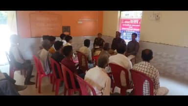 जमुनहा: कवच"अभियान के तहत भवनियापुर  का भ्रमण कर धार्मिक स्थलों का किया गया भौतिक सत्यापन