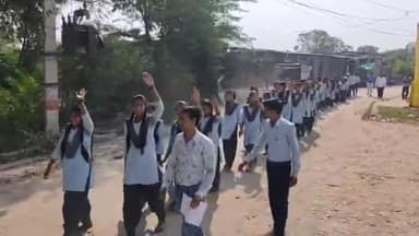 भूपालसागर: अनोपपुरा में रैली निकालकर लोगों को मतदान के लिए किया जागरूक।