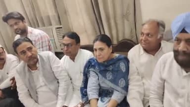 करनाल: PWD रेस्ट हाउस में पूर्व विधानसभा स्पीकर ने की प्रेस वार्ता, अमित शाह की रैली को बताया फ्लॉप