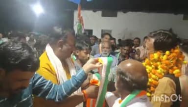 ग्यारसपुर: ग्यारसपुर के सुंतला में भारी संख्या में लोगों ने कांग्रेस की सदस्यता की ग्रहण