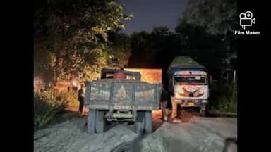 कोडरमा: कोडरमा जिला खनन टास्क फोर्स की कार्रवाई से वाहन मालिकों में मची है हड़कंप