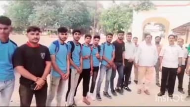 धौलपुर: पीजी कॉलेज की एथलेटिक्स टीम भरतपुर हुई रवाना