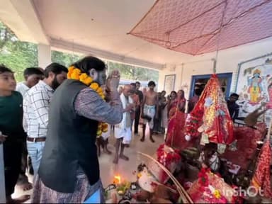 तोकापाल: तेलिमारेंगा के कंकालीन माता मंदिर में हुआ लक्ष्मी जगार का आयोजन , बस्तर महाराजा हुए शामिल