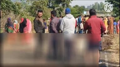 तेंदूखेड़ा: ग्राम सांगा के मोड पर बाइक से गिरी महिला, घटना स्थल पर ही महिला को मौत