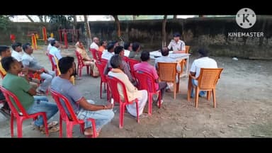 अलौली: अलौली थाना परिसर में दीपावली छठ काली पूजा को लेकर शांति समिति का बैठक आयोजित