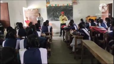 गढ़पुरा: भारतीय संस्कृति ज्ञान परीक्षा को लेकर रामनारायण बालिका उच्च विद्यालय गढ़पुरा में छात्राओ के बीच चलाया गया संपर्क अभियान