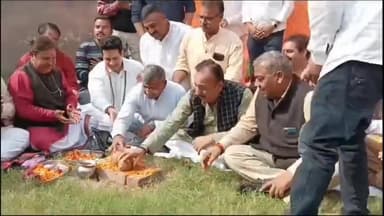 सहारनपुर: वार्ड 38 मोहल्ला विष्णु धाम में नलकूप लगाने के लिए महापौर द्वारा कराया गया भूमि पूजन