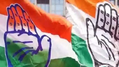 पवई: पुलिस ने झंडा बाजार पर लगे भाजपा एवं कांग्रेस के झंडे को किया जब्त