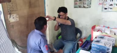 थराली: ग्राम पंचायत तलवाड़ी में हंस फाऊंडेशन सतपुली द्वारा निशुल्क नेत्र शिविर का किया गया आयोजन