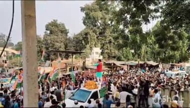 ग्यारसपुर: ग्यारसपुर बसस्टैंड पर कांग्रेस के प्रत्याशी निशंक जैन ने जनता को संबोधित करते हुए कहा कि भाजपा को 50% की कमीशन वाली सर