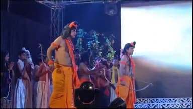 हज़ारीबाग: गांधी मैदान में अटल सांस्कृतिक मंच के द्वारा प्रस्तुत किया गया भव्य रामलीला कार्यक्रम, सांसद जयंत सिन्हा हुए शामिल