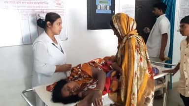 दिनारा: कुसही गांव में छत पर से गिरकर घायल हुई एक महिला, इलाज के लिए सदर अस्पताल में कराया गया भर्ती।