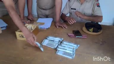 धौलपुर: सागरपाड़ा चौकी पर नाकाबंदी के दौरान पुलिस ने एक कार से ₹5 लाख किए जब्त, बेटी की सगाई में जा रहा था कार सवार