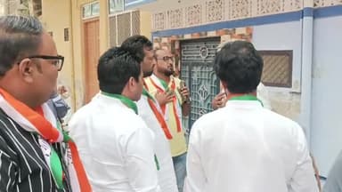 युवा नेता पार्षद अजीज खान दिलवारखानी और अपनी टीम के साथमिलकर चूरू में लोगो से जनसंपर्क किया