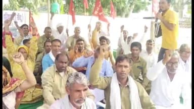 बाढड़ा: लंबित मांगों को लेकर बाढ़ड़ा BDPO कार्यालय के सामने सफाईकर्मियों का धरना रहा जारी, दीपावली के दिन जलाएंगे CMका पुतला