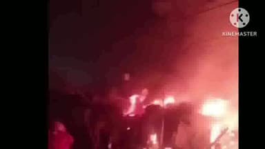 बगहा: बाघ में दुकान में लगी आग घंटो मशक्कत के बाद पाया गया काबू