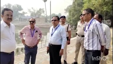 आरा: डीएम राजकुमार ने किया शहर के कई घाटों का निरीक्षण, छठ महापर्व  को लेकर अंतिम चरण में है तैयारी
