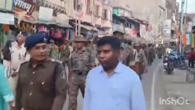 पेण्ड्रा: शांतिपूर्ण विधानसभा चुनाव संपन्न कराने के लिए GPM ने कलेक्टर के साथ पेंड्रा, कोटमी थाना क्षेत्रों में निकाला फ्लैग मार्च