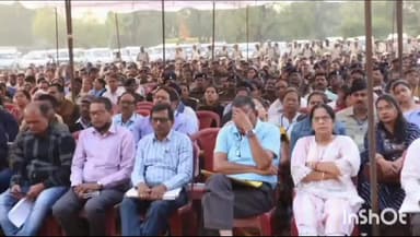 पुलिस ग्राउंड में सेक्टर, प्रशासनिक व पुलिस अधिकारियों को कलेक्टर एवं एसपी ने दिए आवश्यक दिशा-निर्देश