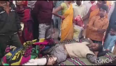 पटियाली: कस्बा गंजडुंडवारा के रेलवे फाटक पर ट्रेन की चपेट में आने से एक युवक हुआ गंभीर घायल