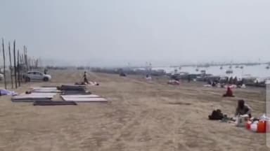 प्रयागराज: छठ पर्व के मध्य नजर संगम तट पर तैयारी हुई शुरू,नहाए- खाय से शुरू होकर उगते सूर्य को अर्घ्य देकर होगा समापन