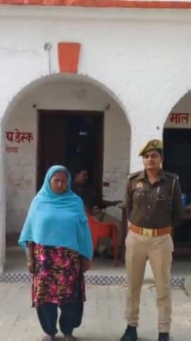 गोंडा: मारपीट करने के मामले में वांछित पूरे गोनई निवासी आरोपी महिला को पुलिस ने गिरफ्तार कर भेजा चालान