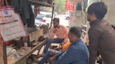 इटावा: विश्वकप के फाइनल मुकाबले को देखने के लिए शहर में चाय की टपरी से लेकर मॉलों में भी दिखा जोश, भारत की जीत की गई दुआ