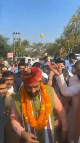 पंचकूला: भाजपा जिला कार्यकारिणी और सभी शक्ति प्रमुख केदो के साथ पंचकूला में बाइक रैली से भाजपा प्रदेशाध्यक्ष नायब सैनी का अभिनंदन