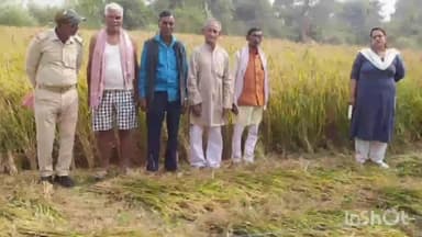 खिजरसराय: पचरुखी गांव में खिजरसराय सीओ की अध्यक्षता में धान की क्रॉप कटिंग कराई गई